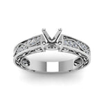 Load image into Gallery viewer, semi-mount-antique-filigree-diamond-ring-in-950-platinum-FDENS3543SMRANGLE5-NL-WG
