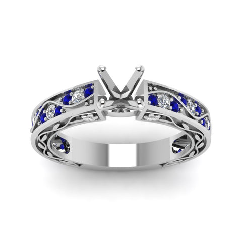 semi-mount-antique-filigree-diamond-ring-with-blue-sapphire-in-14K-white-gold-FDENS3543SMRGSABLANGLE5-NL-WG