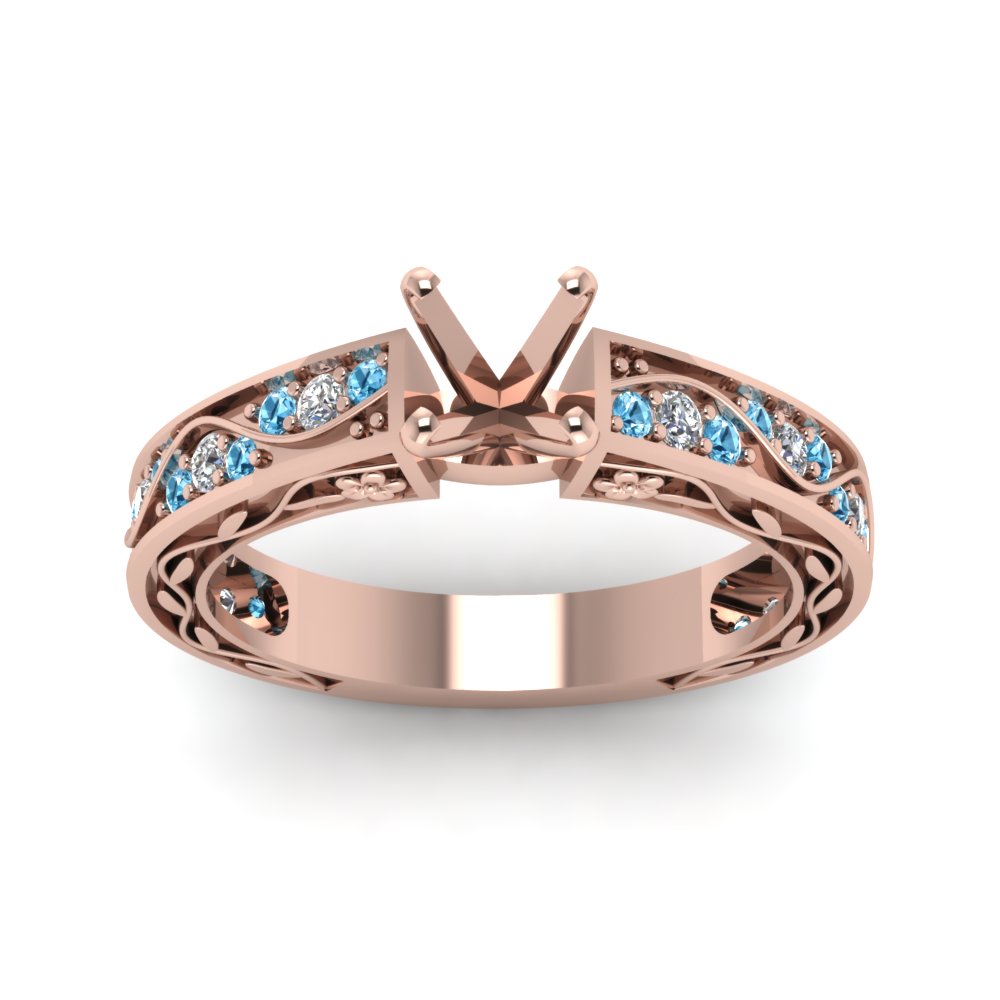 semi-mount-antique-filigree-diamond-ring-with-ice-blue-topaz-in-14K-rose-gold-FDENS3543SMRGICBLTOANGLE5-NL-RG