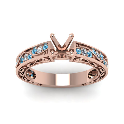 semi-mount-antique-filigree-diamond-ring-with-ice-blue-topaz-in-14K-rose-gold-FDENS3543SMRGICBLTOANGLE5-NL-RG