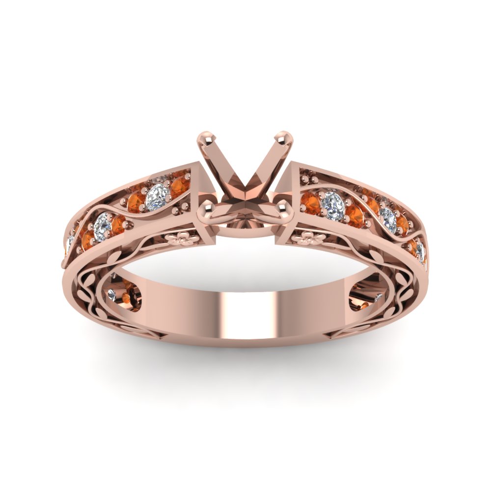 semi-mount-antique-filigree-diamond-ring-with-orange-sapphire-in-14K-rose-gold-FDENS3543SMRGSAORANGLE5-NL-RG
