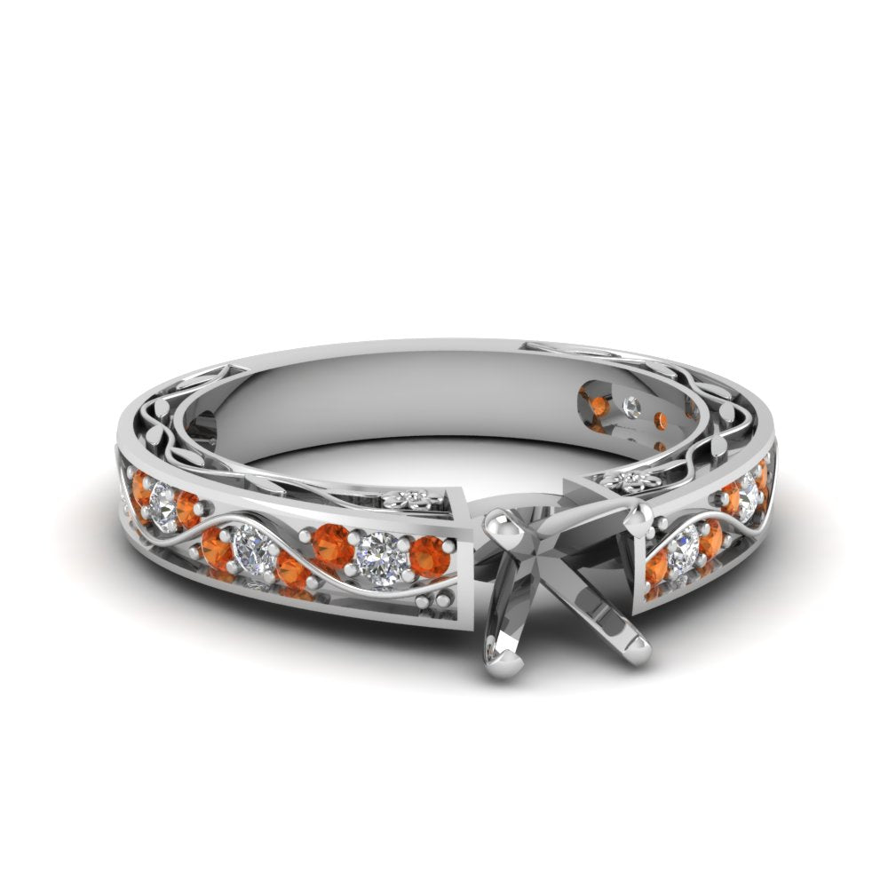 semi-mount-antique-filigree-diamond-ring-with-orange-sapphire-in-14K-white-gold-FDENS3543SMRGSAOR-NL-WG
