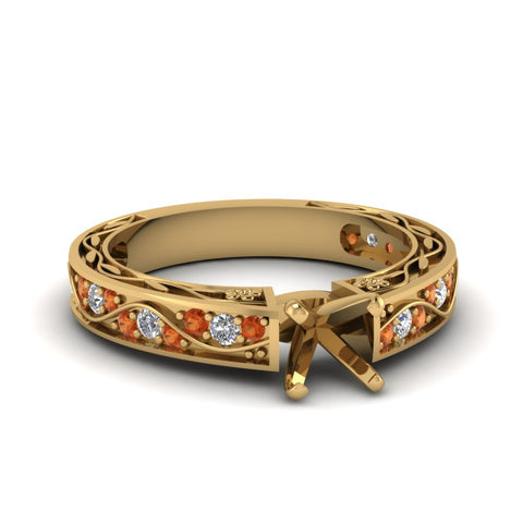 semi-mount-antique-filigree-diamond-ring-with-orange-sapphire-in-14K-yellow-gold-FDENS3543SMRGSAOR-NL-YG
