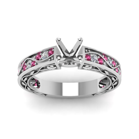 semi-mount-antique-filigree-diamond-ring-with-pink-sapphire-in-14K-white-gold-FDENS3543SMRGSADRPIANGLE5-NL-WG