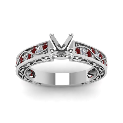 semi-mount-antique-filigree-diamond-ring-with-ruby-in-14K-white-gold-FDENS3543SMRGRUDRANGLE5-NL-WG