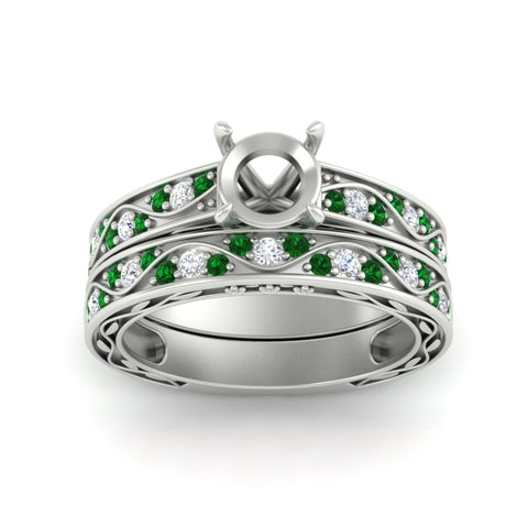 semi-mount-antique-filigree-emerald-bridal-ring-set-in-white-gold-fdens3543smgemgrangle5-nl-wg.jpg