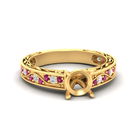 semi-mount-antique-filigree-pink-sapphire-engagement-ring-in-yellow-gold-fdens3543smrgsadrpisleep-nl-yg.jpg