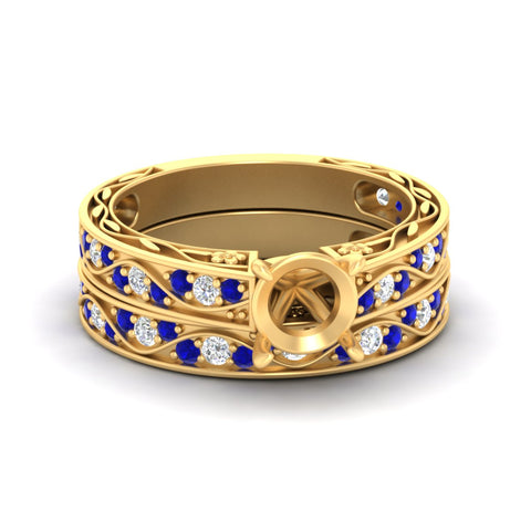 semi-mount-antique-filigree-sapphire-bridal-ring-set-in-yellow-gold-fdens3543smgsablsleep-nl-yg.jpg