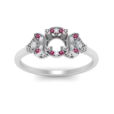 Semi Mount Art Deco Vintage Diamond Ring