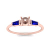 Load image into Gallery viewer, semi-mount-bar-baguette-3-stone-sapphire-engagement-ring-in-rose-gold-FDENS100SMRGSABLANGLE5-NL-RG