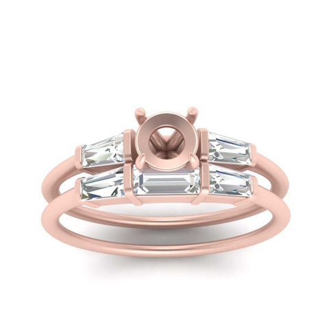 semi-mount-bar-set-diamond-ring-with-matching-3-baguette-wedding-band-in-rose-gold-FDENS100SMANGLE5-NL-RG