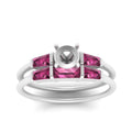 Thumbnail 20 - semi-mount-bar-set-pink-sapphire-ring-with-matching-3-baguette-wedding-band-in-white-gold-FDENS100SMGSADRPIANGLE5-NL-WG