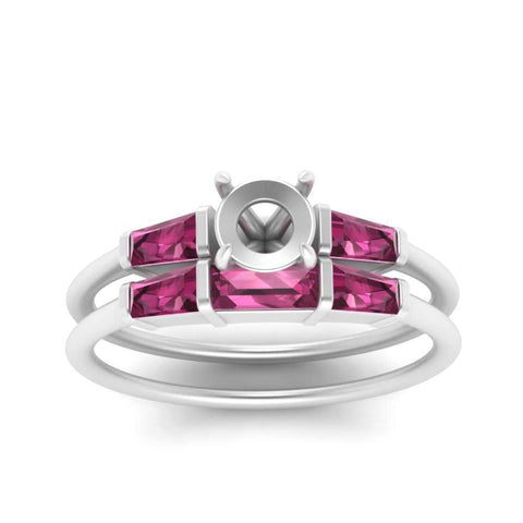 semi-mount-bar-set-pink-sapphire-ring-with-matching-3-baguette-wedding-band-in-white-gold-FDENS100SMGSADRPIANGLE5-NL-WG