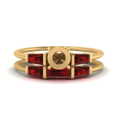 semi-mount-bar-set-ruby-ring-with-matching-3-baguette-wedding-band-in-yellow-gold-FDENS100SMGRUDR-NL-YG