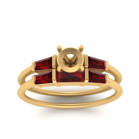 semi-mount-bar-set-ruby-ring-with-matching-3-baguette-wedding-band-in-yellow-gold-FDENS100SMGRUDRANGLE5-NL-YG