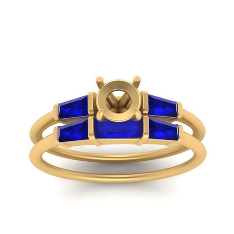 semi-mount-bar-set-sapphire-ring-with-matching-3-baguette-wedding-band-in-yellow-gold-FDENS100SMGSABLANGLE5-NL-YG