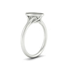 Load image into Gallery viewer, Semi Mount Split Shank Bezel Set Solitaire Ring
