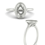 Load image into Gallery viewer, Semi Mount Split Shank Bezel Set Solitaire Ring
