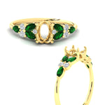 Load image into Gallery viewer, semi-mount-big-floral-vintage-emerald-engagement-ring-in-yellow-gold-fdenr11603smrgemgrangle3-nl-yg.jpg?v=1764930431
