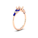 Load image into Gallery viewer, semi-mount-big-floral-vintage-sapphire-engagement-ring-in-rose-gold-fdenr11603smrgsablangle2-nl-rg.jpg?v=1764930431

