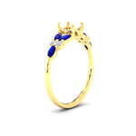 Load image into Gallery viewer, semi-mount-big-floral-vintage-sapphire-engagement-ring-in-yellow-gold-fdenr11603smrgsablangle2-nl-yg.jpg?v=1764930432
