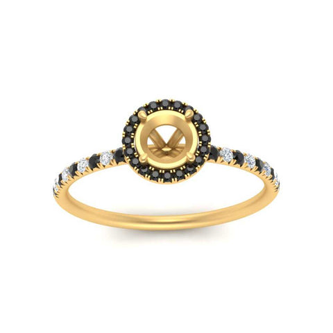 semi-mount-black-diamond-halo-petite-engagement-ring-in-yellow-gold-FD8523SMRGBLACKANGLE3-NL-YG