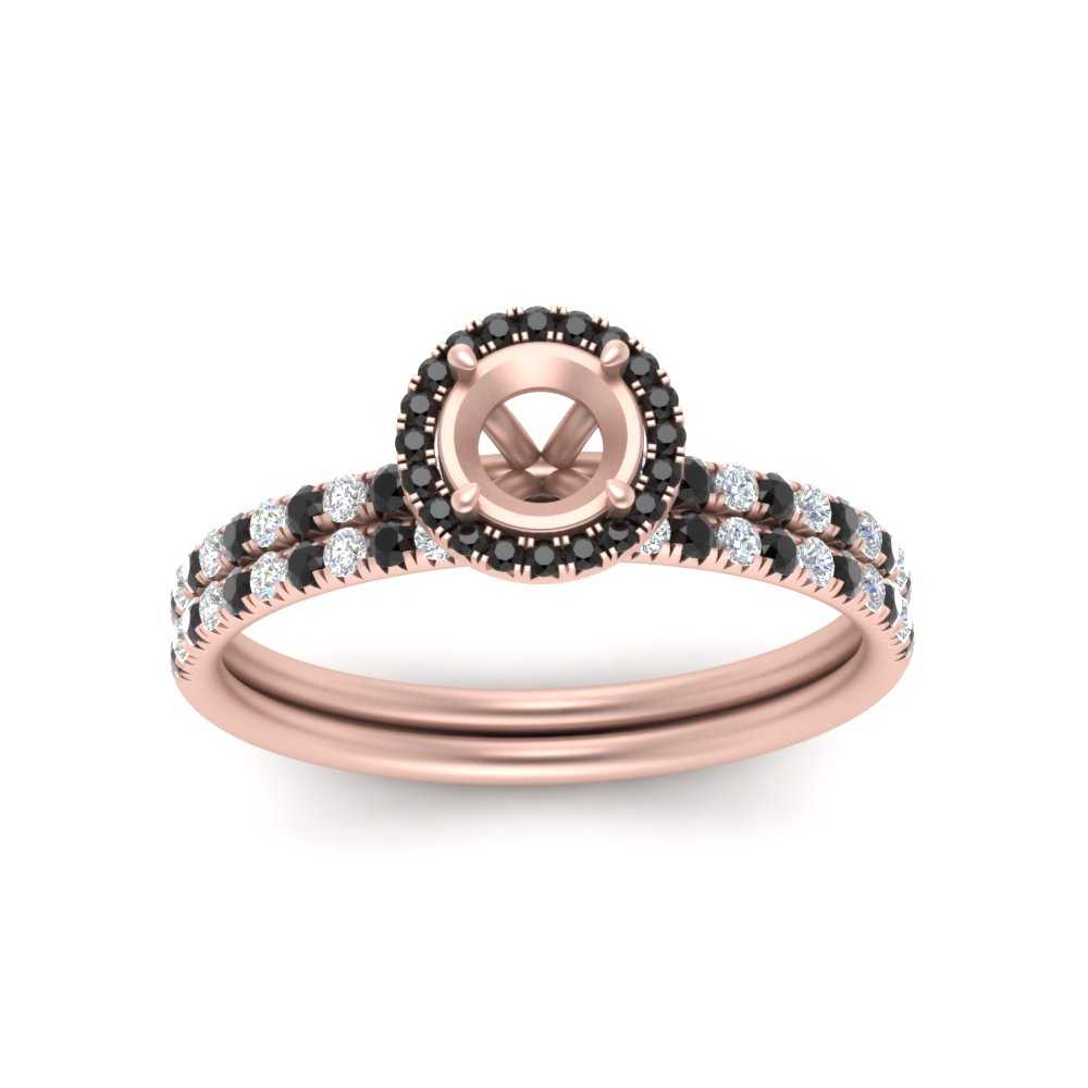 semi-mount-black-diamond-halo-wedding-ring-set-in-rose-gold-FD8523SMGBLACK-NL-RG