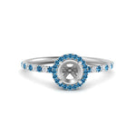 Load image into Gallery viewer, semi-mount-blue-topaz-halo-petite-engagement-ring-in-white-gold-FD8523SMRGICBLTOANGLE3-NL-WG

