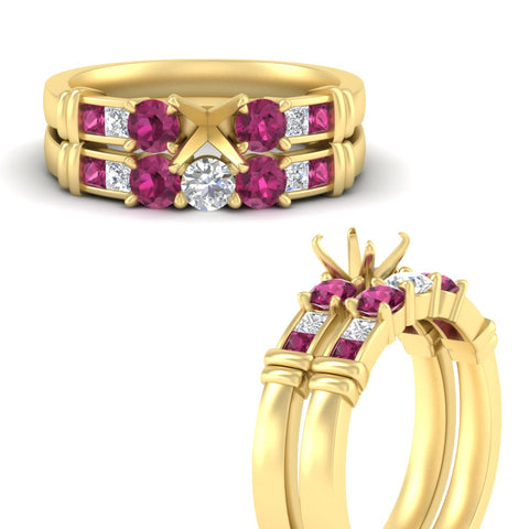semi-mount-bridal-ring-set-with-pink-sapphire-princess-channel-accents-in-yellow-gold-fdens286smgsadrpiangle3-nl-yg.jpg