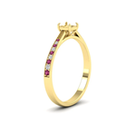 Load image into Gallery viewer, semi-mount-cathedral-pave-diamond-engagement-ring-with-pink-sapphire-in-yellow-gold-FD11145SMRGSADRPIANGLE2-NL-YG.png?v
