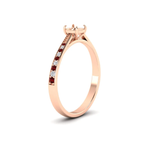 Load image into Gallery viewer, semi-mount-cathedral-pave-diamond-engagement-ring-with-ruby-in-rose-gold-FD11145SMRGRUDRANGLE2-NL-RG.png?v
