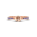 Load image into Gallery viewer, semi-mount-cathedral-pave-diamond-engagement-ring-with-sapphire-in-rose-gold-FD11145SMRGSABL-NL-RG.png?v
