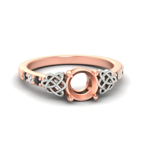 semi-mount-celtic-black-diamond-two-tone-engagement-ring-in-rose-gold-fdens2255smrgblacksleep-nl-rg