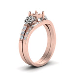 Load image into Gallery viewer, semi-mount-celtic-diamond-ring-and-matching-band-in-14K-rose-gold-FDENS2255B4SMANGLE2-NL-RG?v=1757052345
