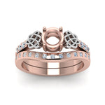 Load image into Gallery viewer, semi-mount-celtic-diamond-ring-and-matching-band-in-14K-rose-gold-FDENS2255B4SMANGLE5-NL-RG?v=1757052344
