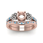Load image into Gallery viewer, semi-mount-celtic-diamond-ring-and-matching-band-with-blue-topaz-in-14K-rose-gold-FDENS2255B4SMGICBLTOANGLE5-NL-RG?v=1757052345
