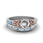 Load image into Gallery viewer, semi-mount-celtic-diamond-ring-and-matching-band-with-blue-topaz-in-14K-white-gold-FDENS2255B4SMGICBLTO-NL-WG?v=1757052345
