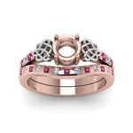 Load image into Gallery viewer, semi-mount-celtic-diamond-ring-and-matching-band-with-pink-sapphire-in-14K-rose-gold-FDENS2255B4SMGSADRPIANGLE5-NL-RG?v=1757052345
