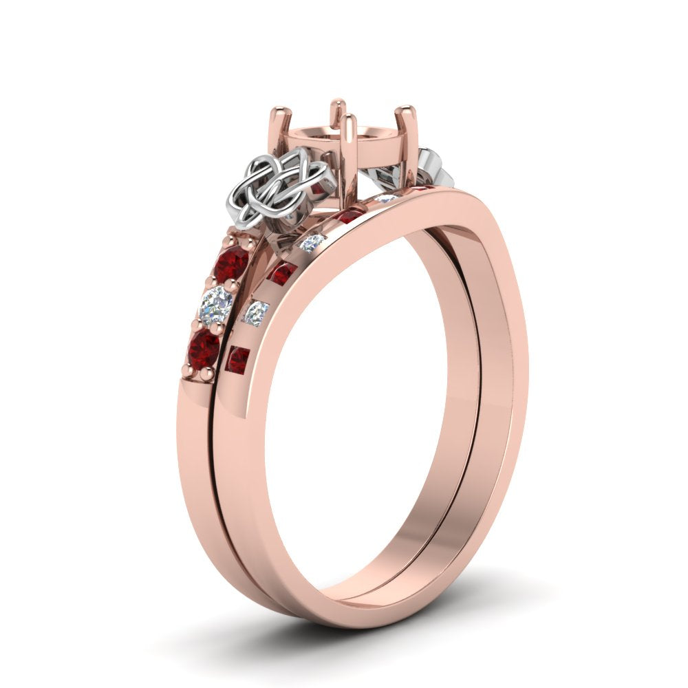 semi-mount-celtic-diamond-ring-and-matching-band-with-ruby-in-14K-rose-gold-FDENS2255B4SMGRUDRANGLE2-NL-RG?v=1757052345