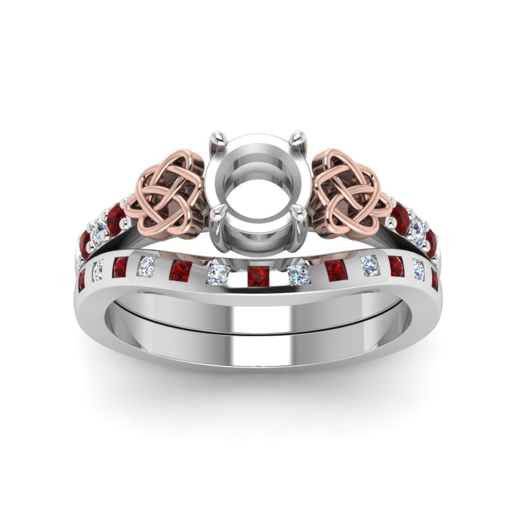 semi-mount-celtic-diamond-ring-and-matching-band-with-ruby-in-14K-white-gold-FDENS2255B4SMGRUDRANGLE5-NL-WG?v=1757052345