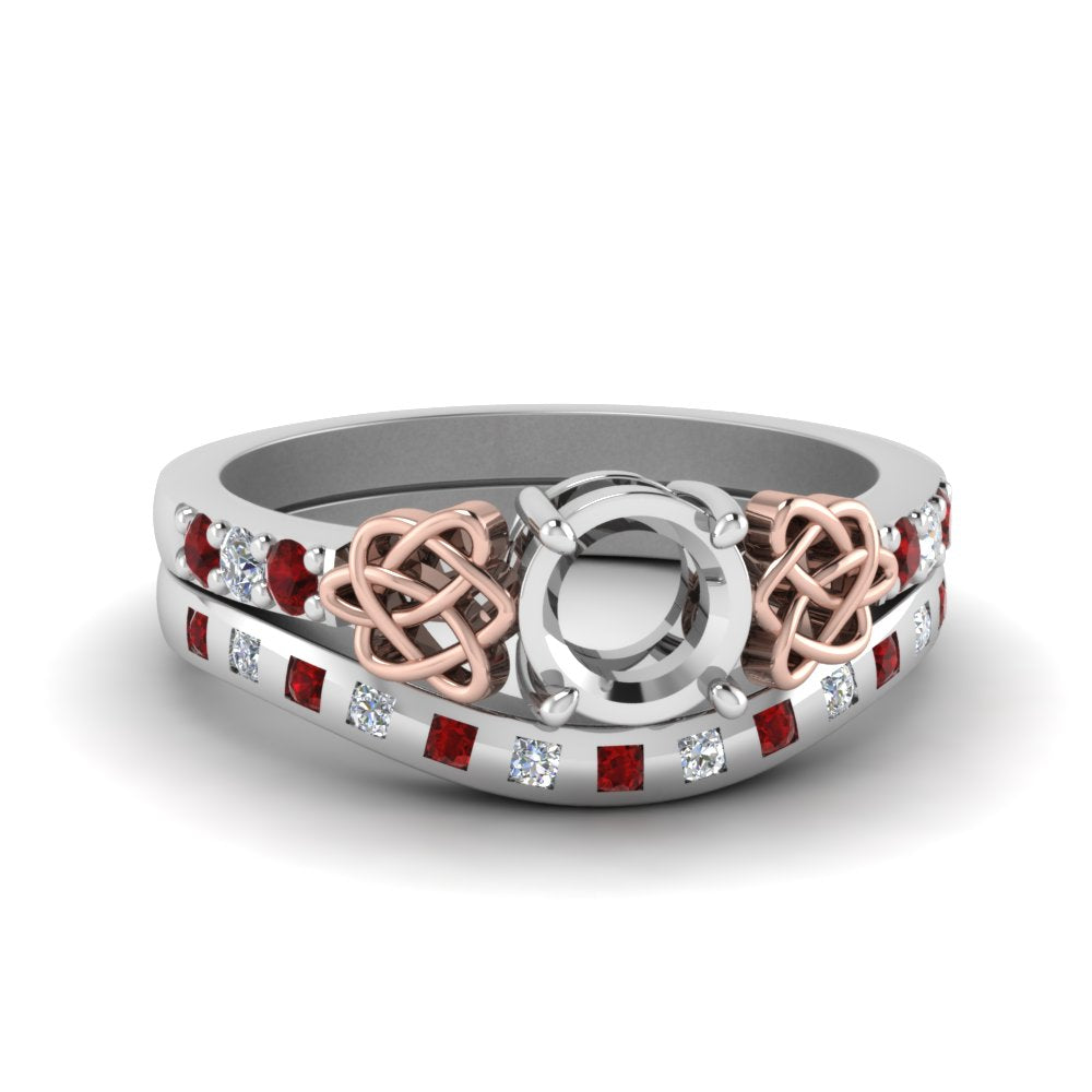 semi-mount-celtic-diamond-ring-and-matching-band-with-ruby-in-950-Platinum-FDENS2255B4SMGRUDR-NL-WG?v=1757052345
