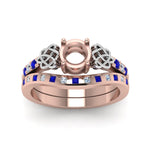 Load image into Gallery viewer, semi-mount-celtic-diamond-ring-and-matching-band-with-sapphire-in-14K-rose-gold-FDENS2255B4SMGSABLANGLE5-NL-RG?v=1757052345
