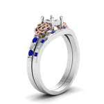 Load image into Gallery viewer, semi-mount-celtic-diamond-ring-and-matching-band-with-sapphire-in-14K-white-gold-FDENS2255B4SMGSABLANGLE2-NL-WG?v=1757052345
