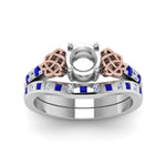 Load image into Gallery viewer, semi-mount-celtic-diamond-ring-and-matching-band-with-sapphire-in-950-Platinum-FDENS2255B4SMGSABLANGLE5-NL-WG?v=1757052345
