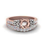 Load image into Gallery viewer, semi-mount-celtic-diamond-wedding-ring-set-in-14K-rose-gold-FDENS2255B1SM-NL-RG?v=1757057025

