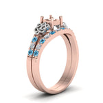 Load image into Gallery viewer, semi-mount-celtic-diamond-wedding-ring-set-with-blue-topaz-in-14K-rose-gold-FDENS2255B1SMGICBLTOANGLE2-NL-RG?v=1757057026
