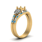 Load image into Gallery viewer, semi-mount-celtic-diamond-wedding-ring-set-with-blue-topaz-in-14K-yellow-gold-FDENS2255B1SMGICBLTOANGLE2-NL-YG?v=1757057026
