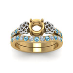 Load image into Gallery viewer, semi-mount-celtic-diamond-wedding-ring-set-with-blue-topaz-in-14K-yellow-gold-FDENS2255B1SMGICBLTOANGLE5-NL-YG?v=1757057026
