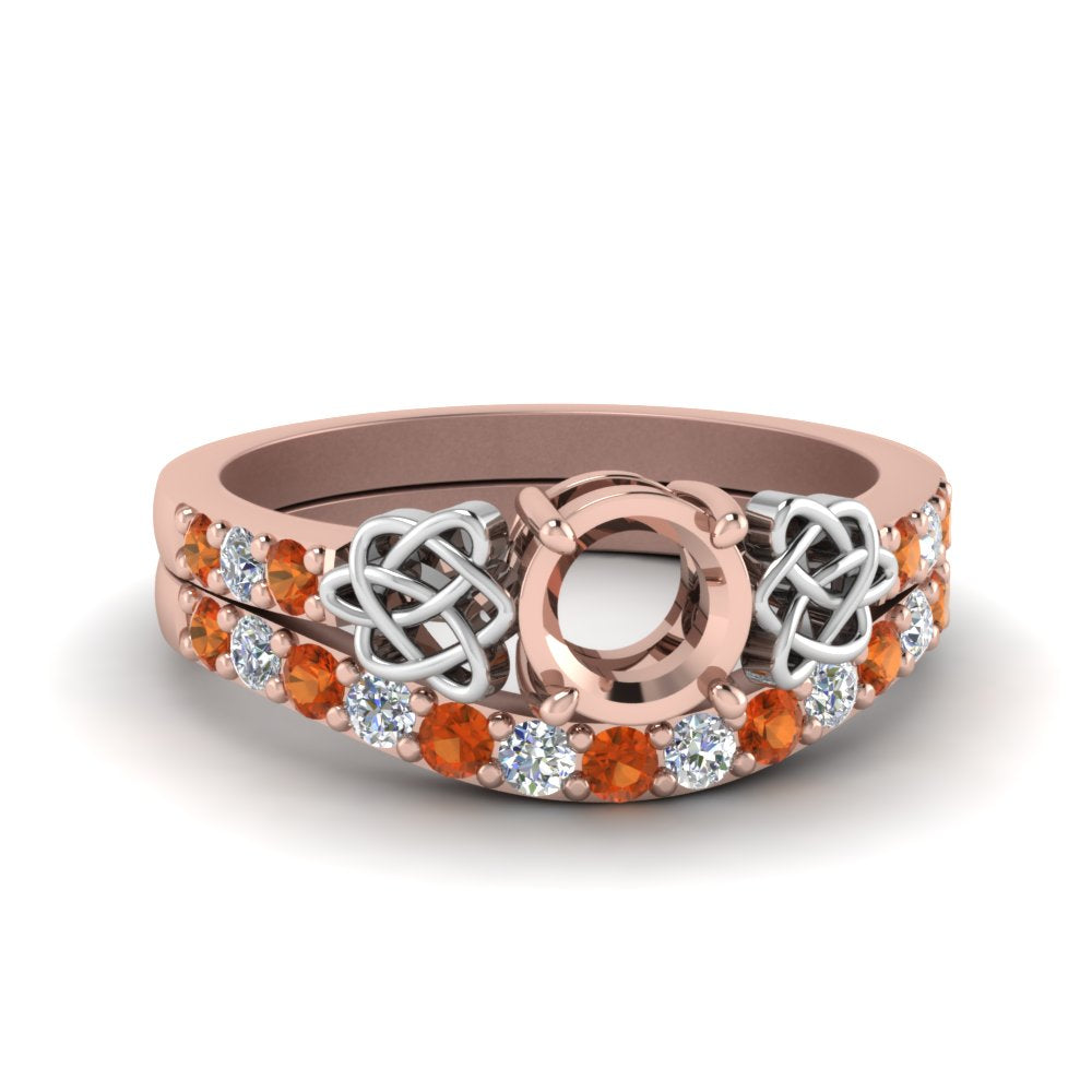 semi-mount-celtic-diamond-wedding-ring-set-with-orange-sapphire-in-14K-rose-gold-FDENS2255B1SMGSAOR-NL-RG?v=1757057026
