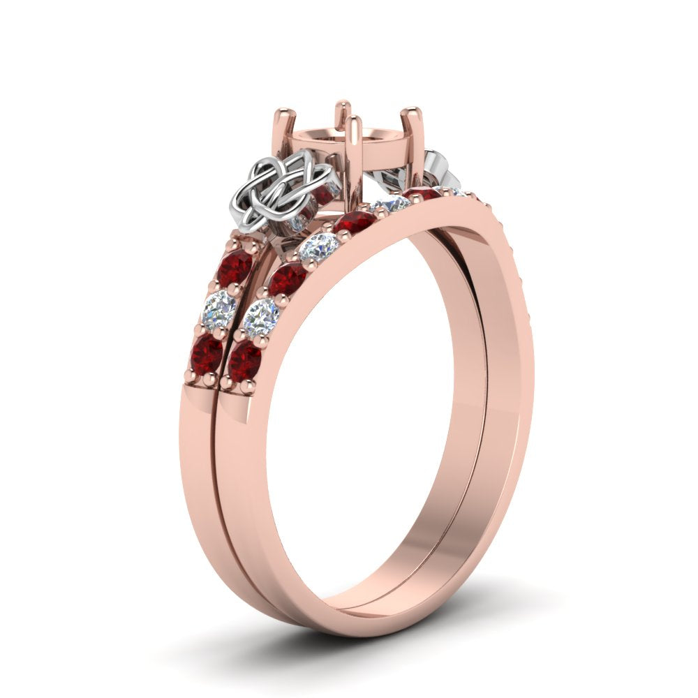 semi-mount-celtic-diamond-wedding-ring-set-with-ruby-in-14K-rose-gold-FDENS2255B1SMGRUDRANGLE2-NL-RG?v=1757057026